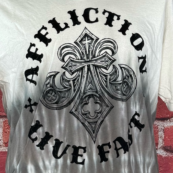 Affliction Men's Short Sleeve Graphic T-shirt -Sizes: 2XL / 3XL- NWT - Picture 3 of 9